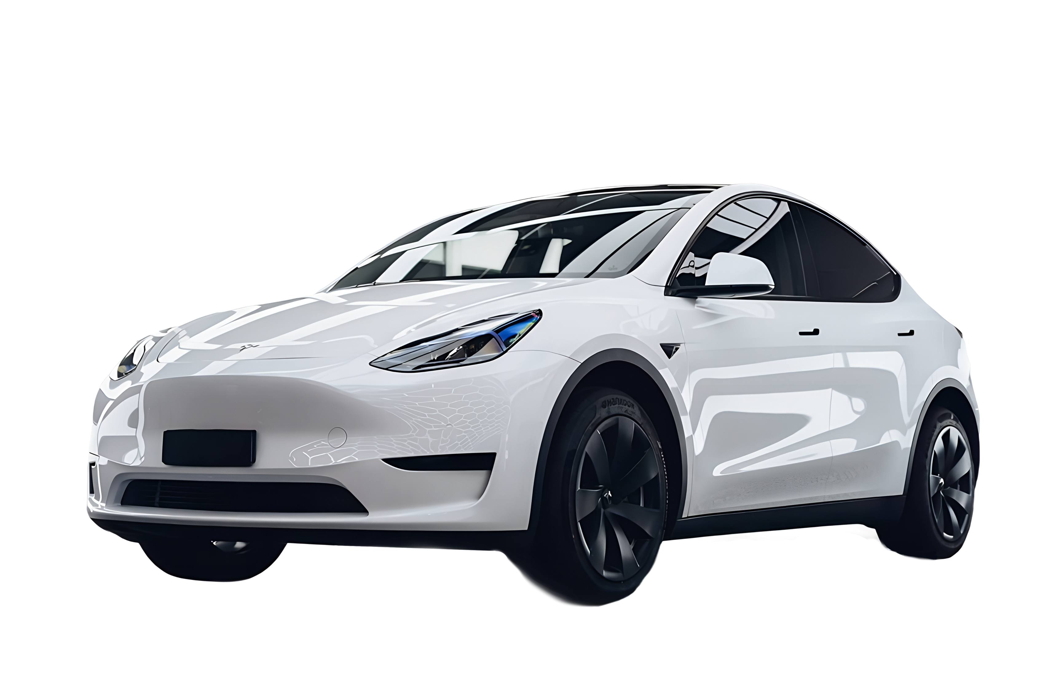 White SUV freshly finished with ceramic coating